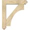 Ekena Millwork Westlake Arts and Crafts Rough Sawn Bracket w/ Offset Brace, Douglas Fir, 6"W x 26"D x 30"H BKT0604X26X30WTL03RDF - alternate 3